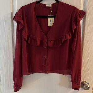 BNWT Wilfred Gaston blouse